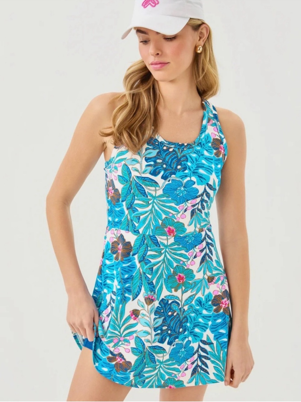 Lilly Pulitzer Luxletic Forehand Active Dress - Medium - Picture 1 of 6